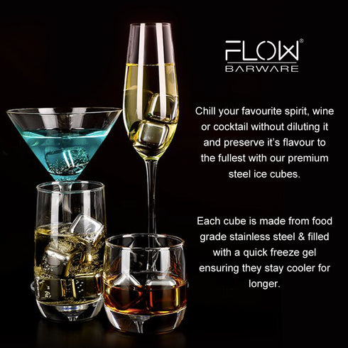 Gold Whisky Stones Gift Set